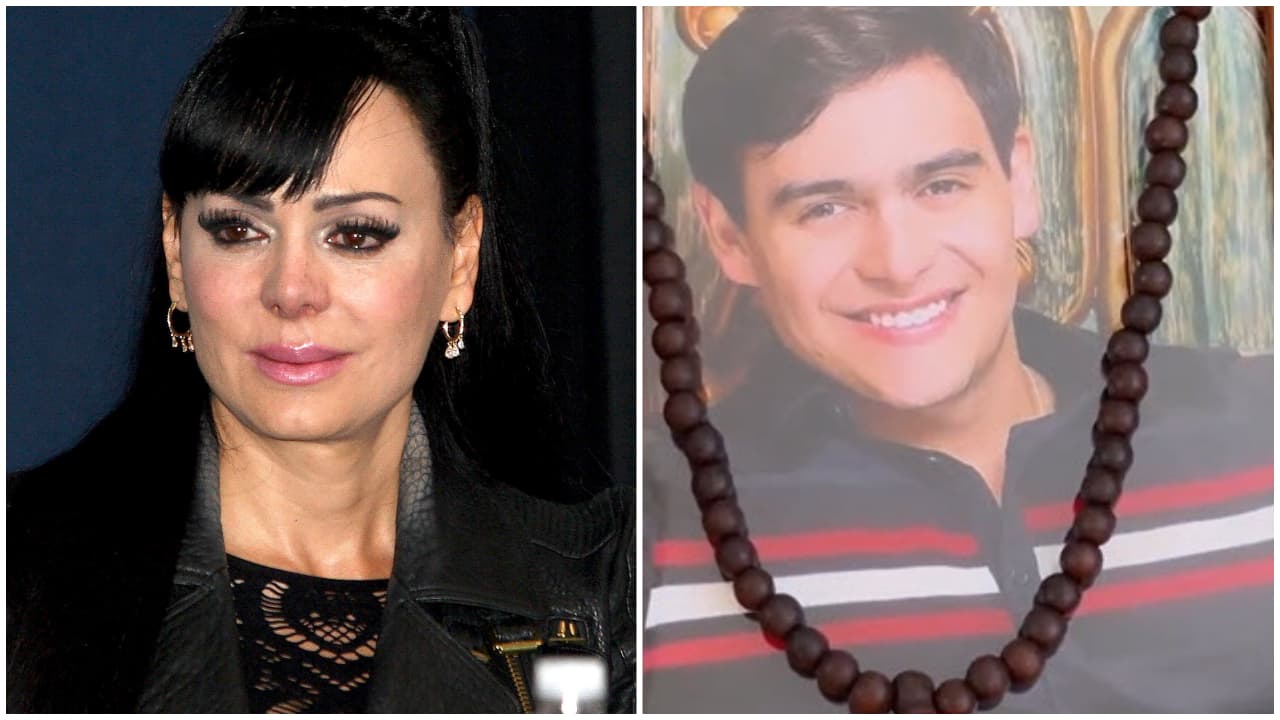 Maribel Guardia deja ver la urna con las cenizas de Julián Figueroa y el altar en donde reposan