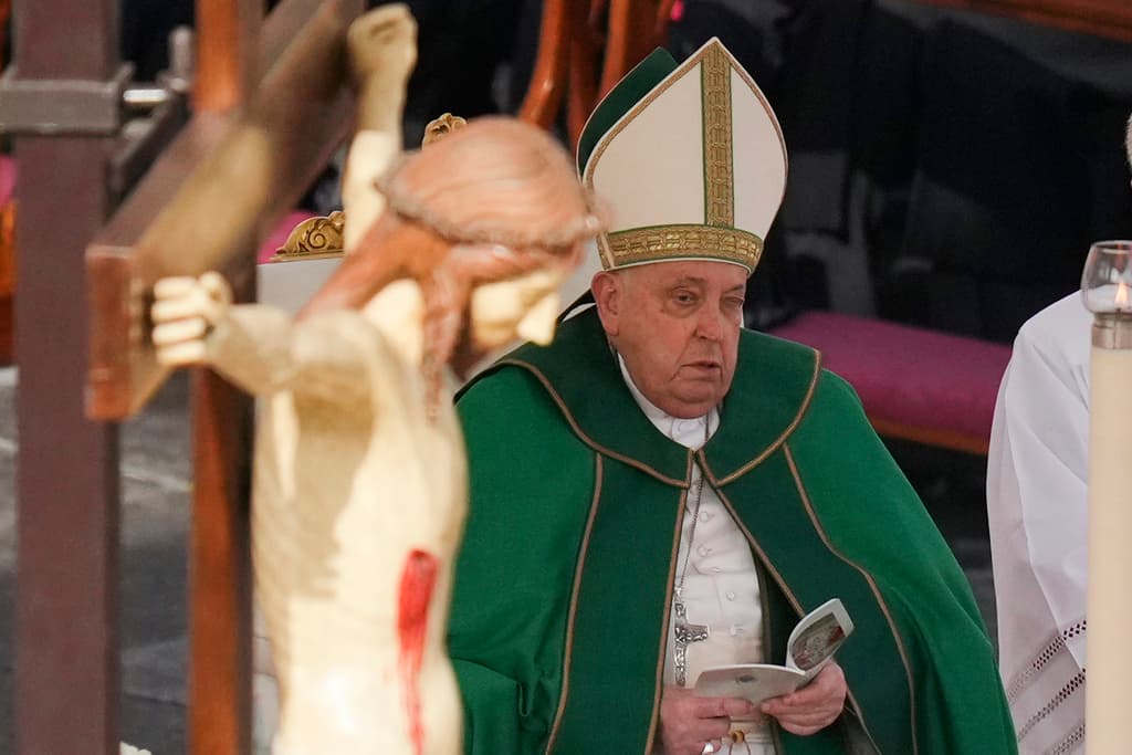 Papa Francisco en una imagen de febrero de 2025. (AP Photo/Alessandra Tarantino)