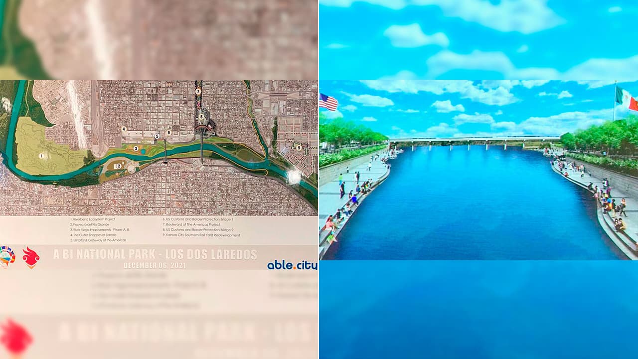 Parque Los Dos Laredos: el proyecto que une dos ciudades fronterizas entre EEUU y México