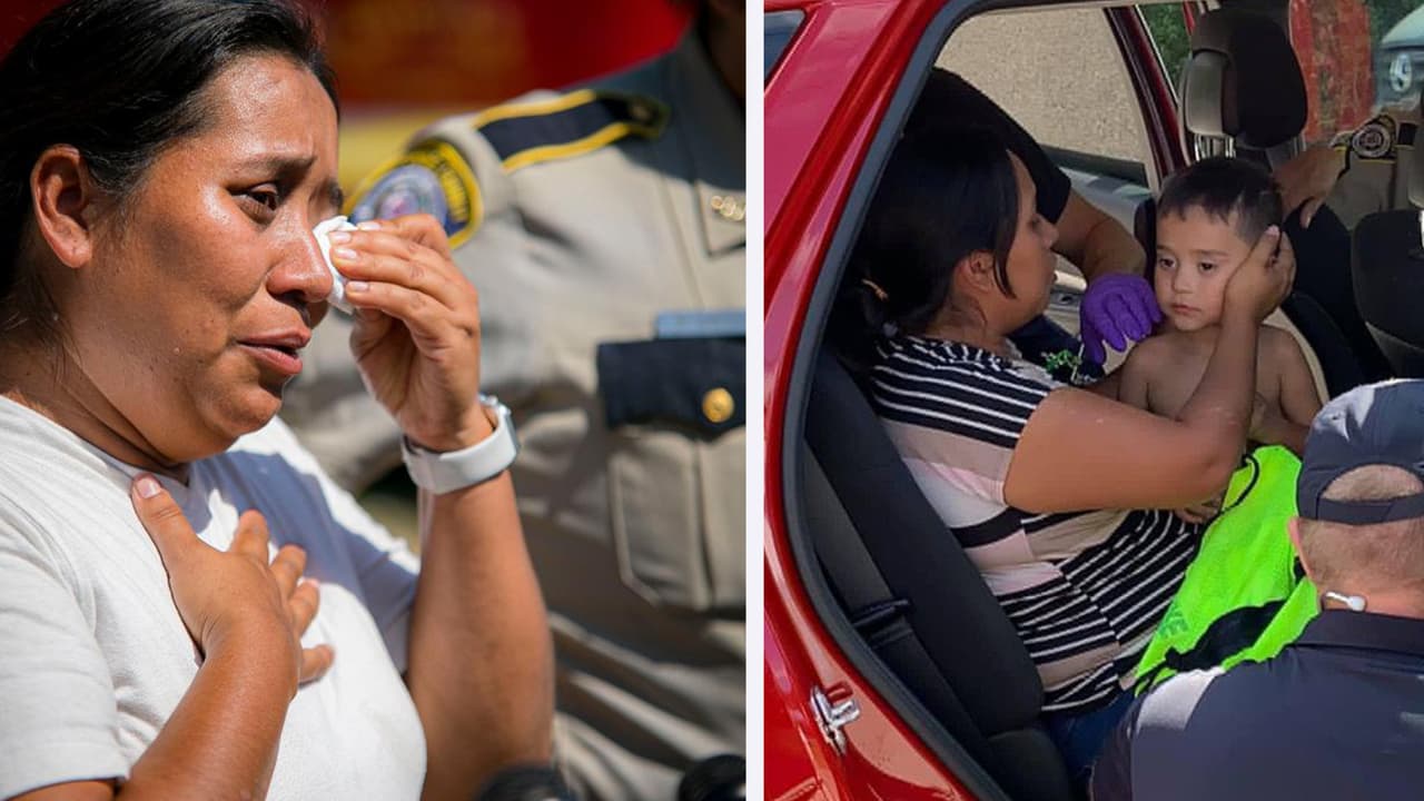 Christopher Ramírez fue hallado vivo, sonriendo y deshidratado, indicó el sheriff del condado Grimes, Don Sowell, el menor estuvo perdido desde el miércoles por la tarde, el sábado fue reunido con su madre y trasladado a un hospital donde fue evaluado.