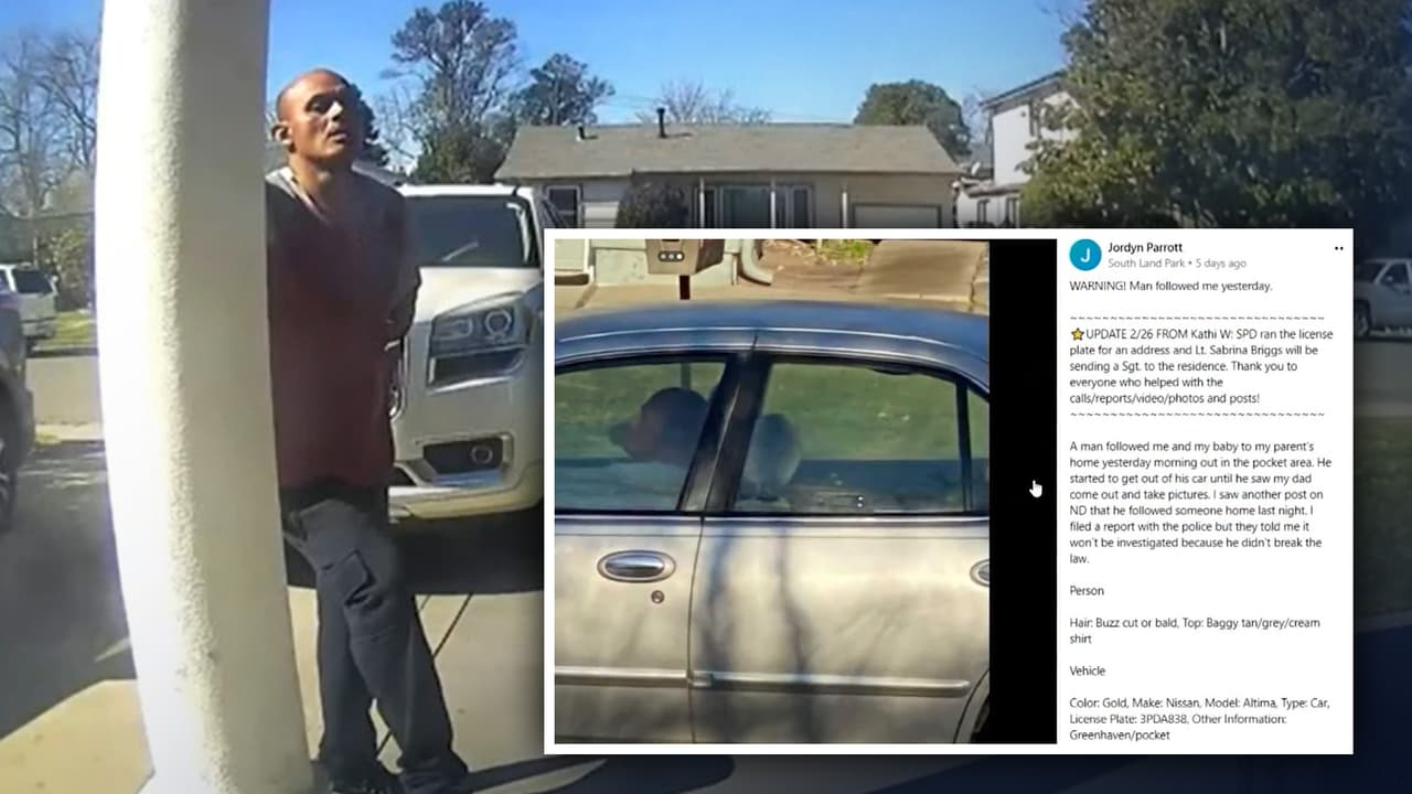 Hombre de Sacramento sigue a mujeres a sus casas y se queda afuera por varios minutos