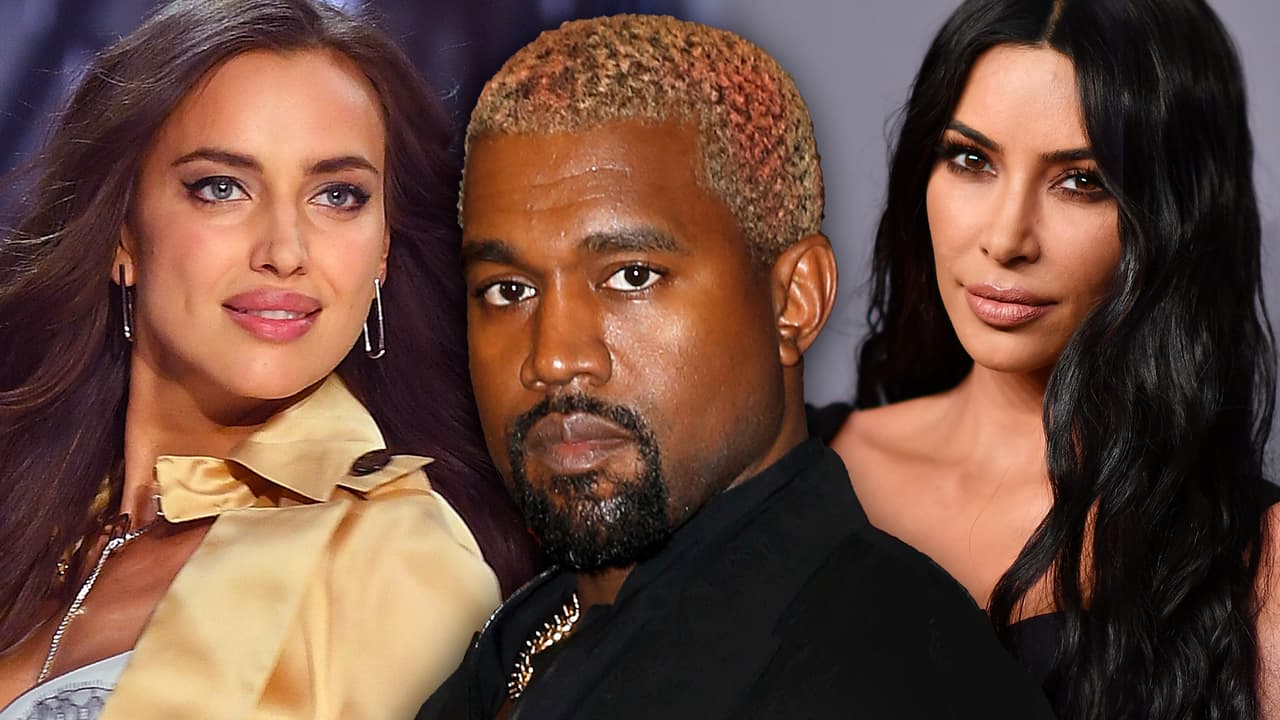 Kanye West pasaba su cumpleaños junto a Irina Shayk en Francia mientras Kim Kardashian le declaraba su amor eterno