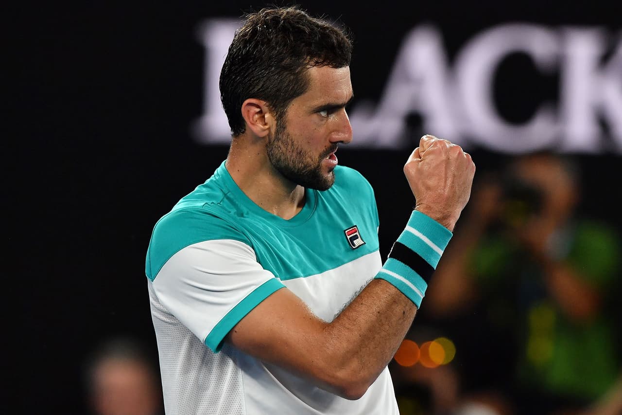 El croata dejó claro que pondría su mejor versión en una final que al final resultó todo un espectáculo para los fanáticos del tenis.