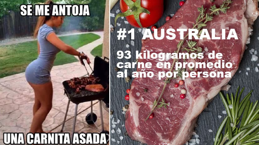 10 países que consumen más carne al año y cuya población podría padecer cáncer