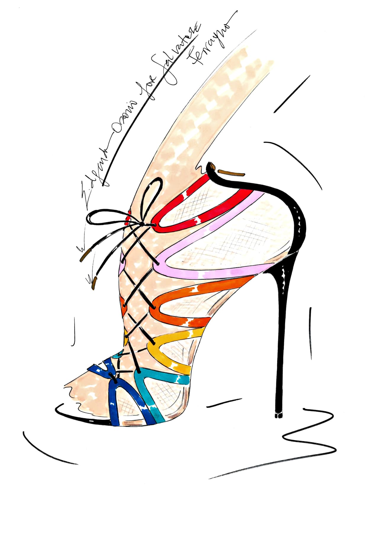 Algunas de las pruebas de diseño de la colección