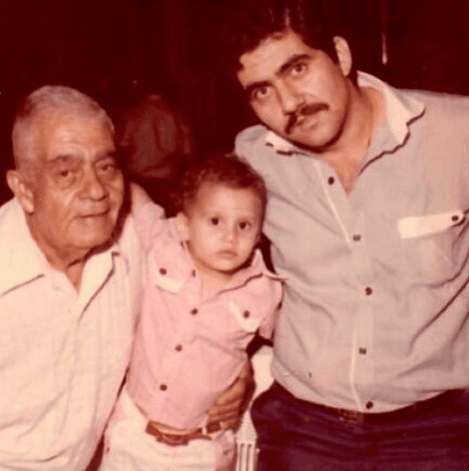 Ale se siente bendecido de la familia que le tocó, "un abuelo consentidor y el mejor papá del mundo".