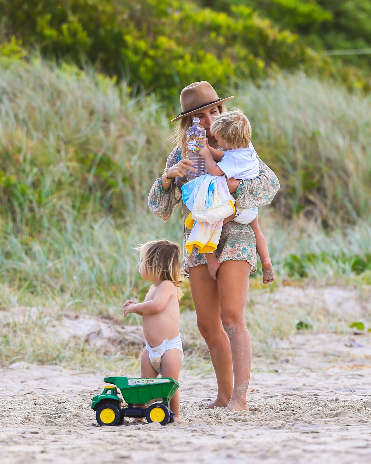 Los gemelos no se querían ir.