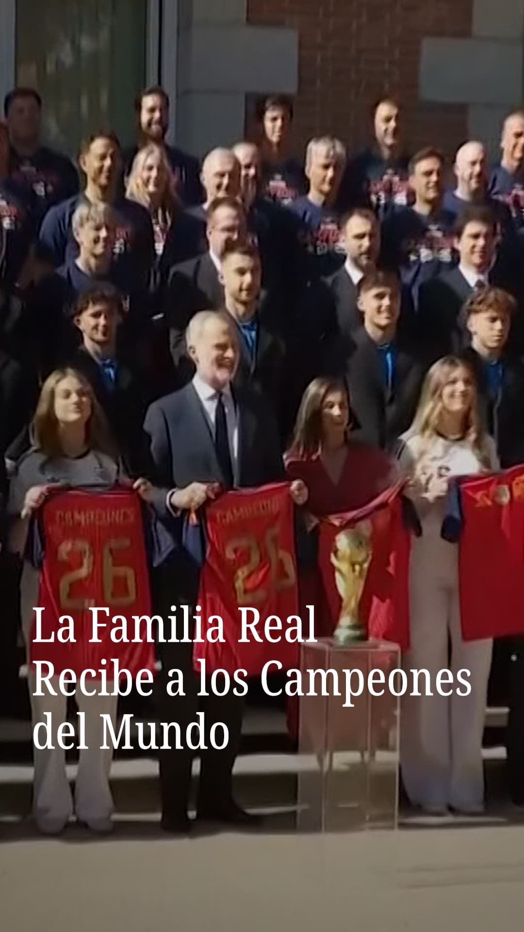 La Familia Real de España recibe a los campeones del mundo