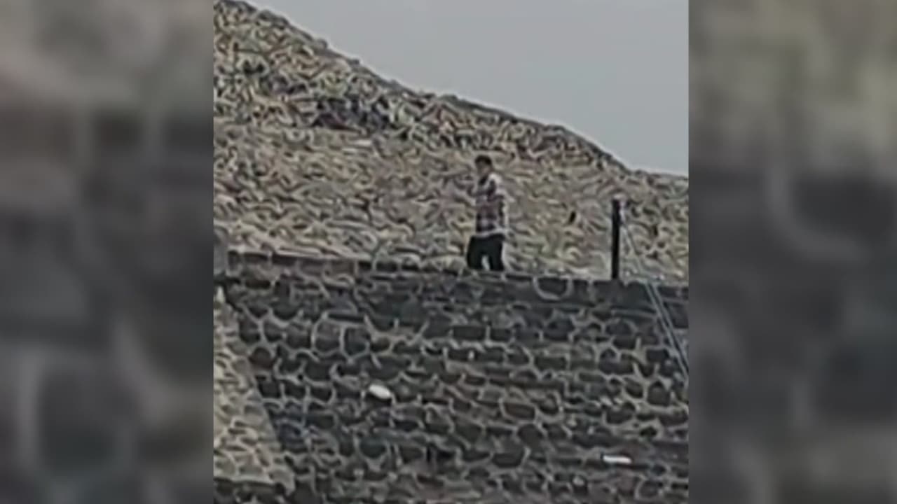 Revelan nuevo video del ataque en Teotihuacán que dejó dos muertos en la pirámide de la luna
