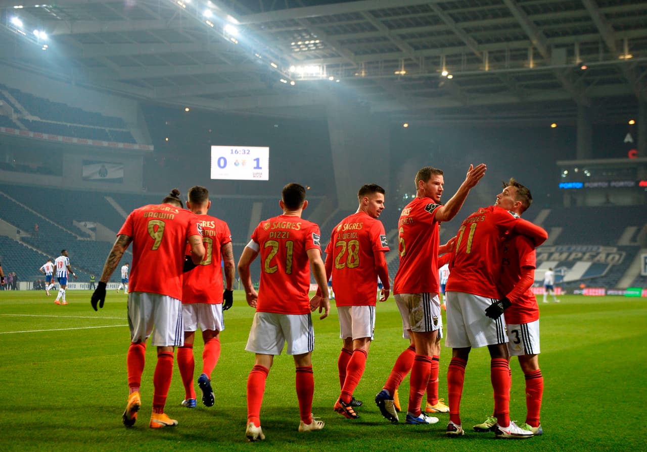 Benfica sufre al coronavirus, tiene 17 contagiados