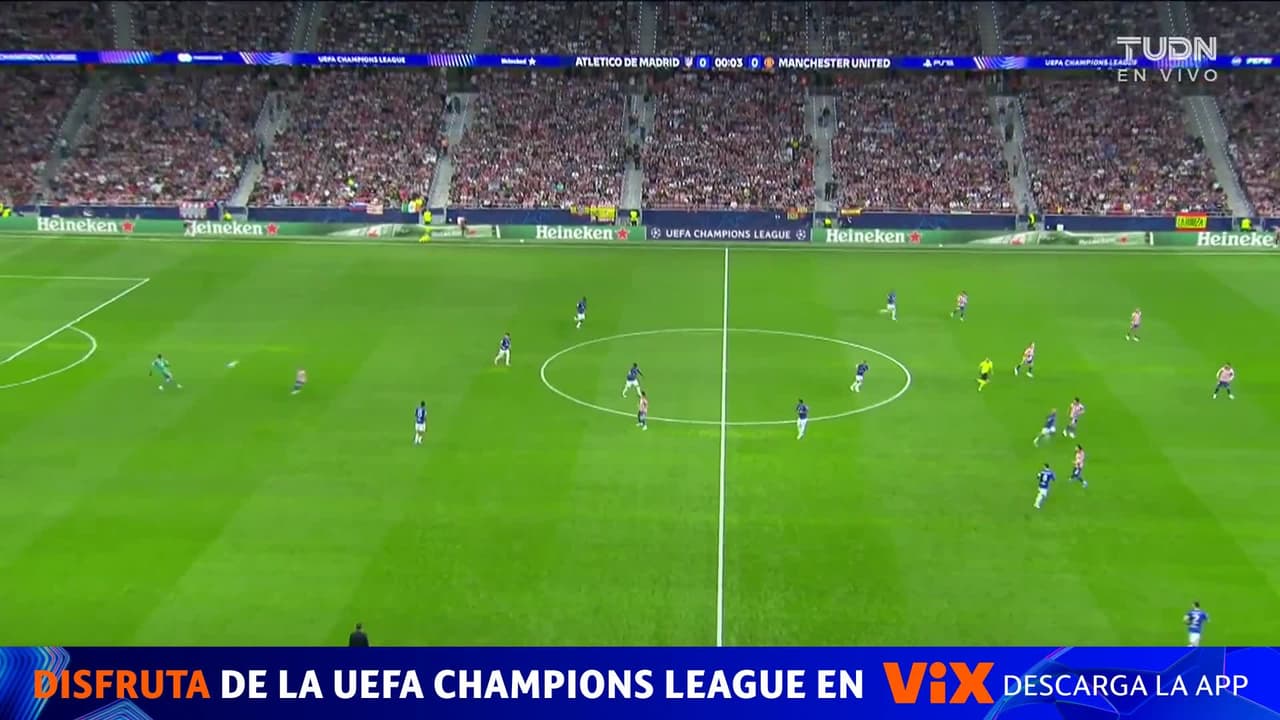 ¡Inicia el partido! Atlético de Madrid vs. Manchester United: UEFA Champions League