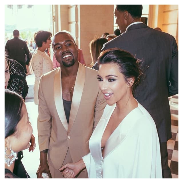Kim y Kanye lucieron súper elegantes.