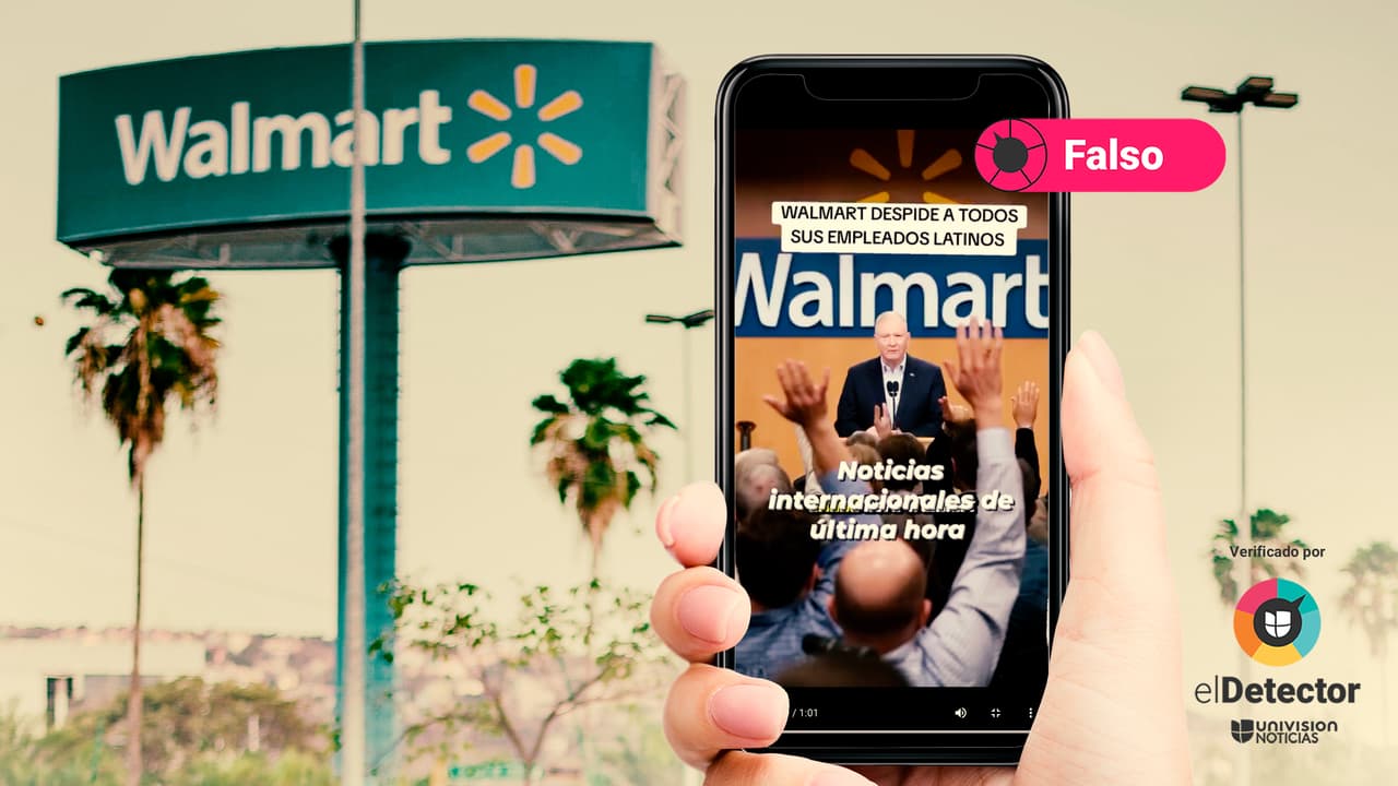 Es falso que Walmart haya despedido a “todos sus empleados latinos”, como afirman en redes sociales 
