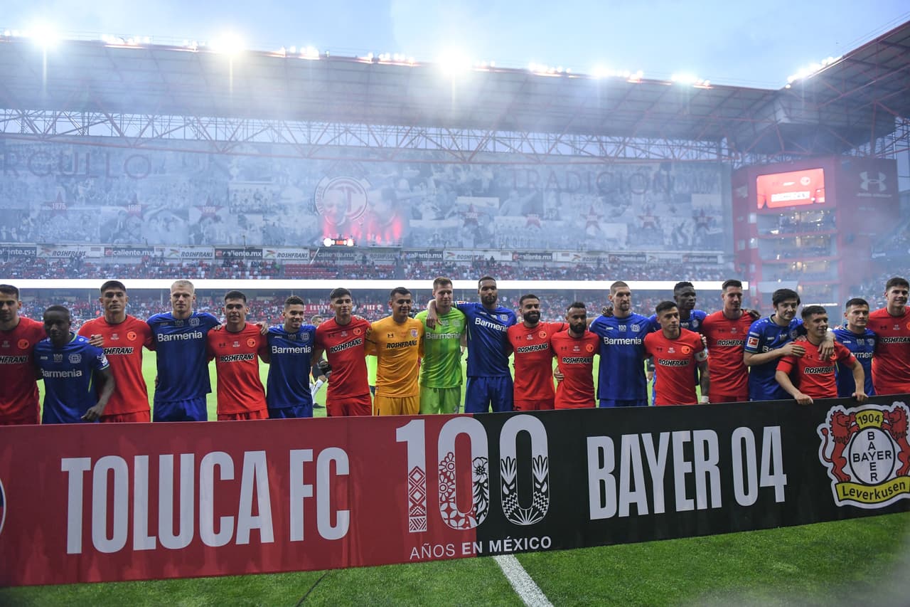 Toluca y Bayer Leverkusen protagonizaron un entretenido partido amistoso en la cancha del 'Infierno', que terminó a favor de los locales con un gran gol de Alexis Canelo.