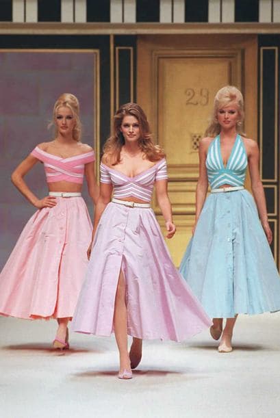 Una modelo consagrada en 1996.