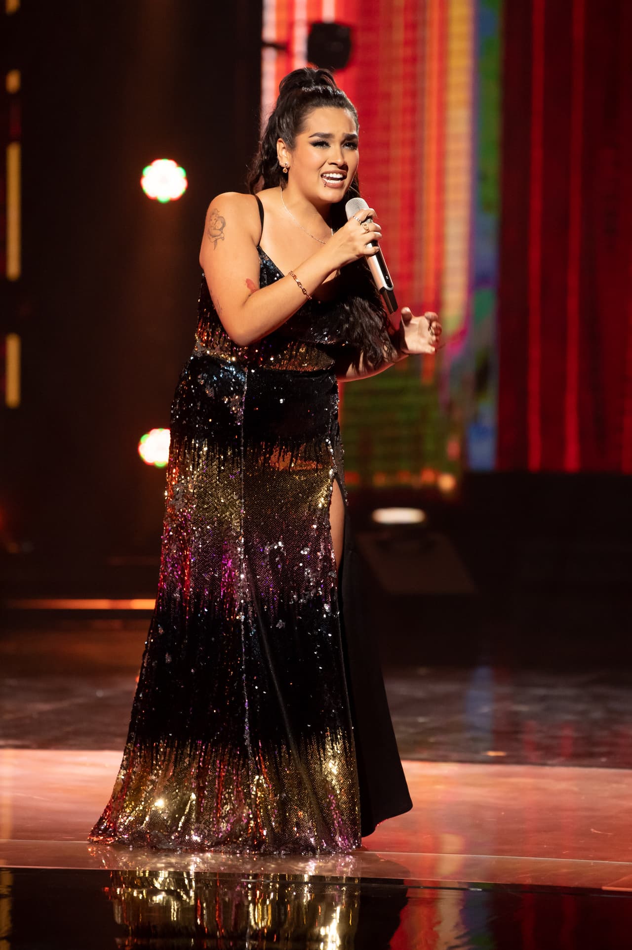 Por último en canta, Joaquina se llevó las palmas con su interpretación.