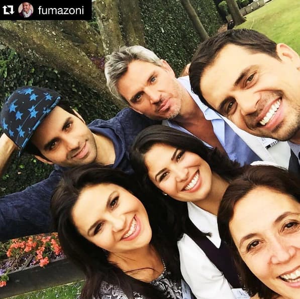 Lo mejor de todo es que todo el elenco de la novela se lleva muy bien.