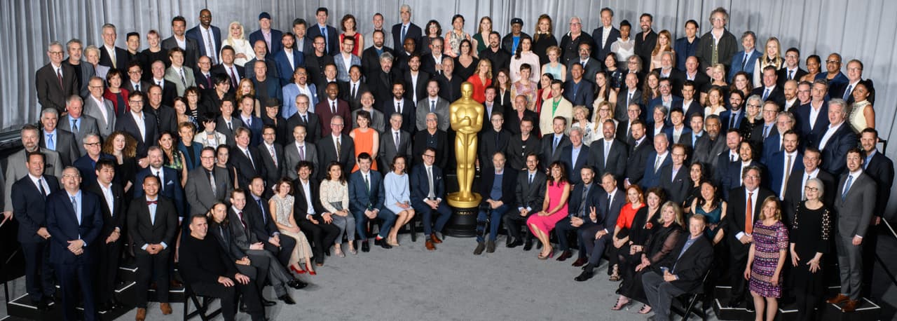 Así ocurrió el pasado 4 de febrero durante el 
<b><a href="https://www.univision.com/entretenimiento/las-10-nominaciones-de-roma-al-oscar-que-categorias-son-quienes-son-los-candidatos-y-como-se-llaman-sus-rivales">almuerzo para los nominados a la entrega número 91 de los Premios Oscar</a></b>, la cual se llevó a cabo en el Hotel Beverly Hilton de Los Ángeles.