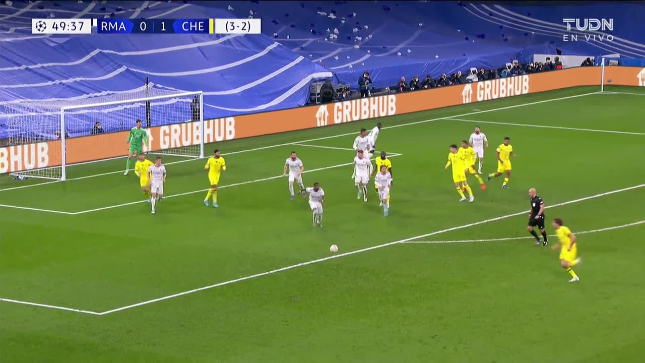 ¡GOL!  anota para Chelsea. Antonio Rüdiger