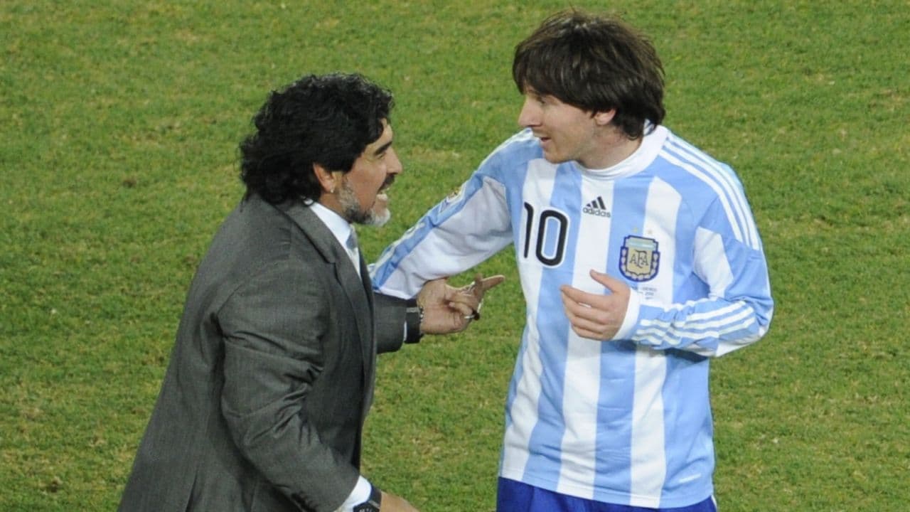 El día que Maradona proclamó a Messi el mejor de todos los tiempos