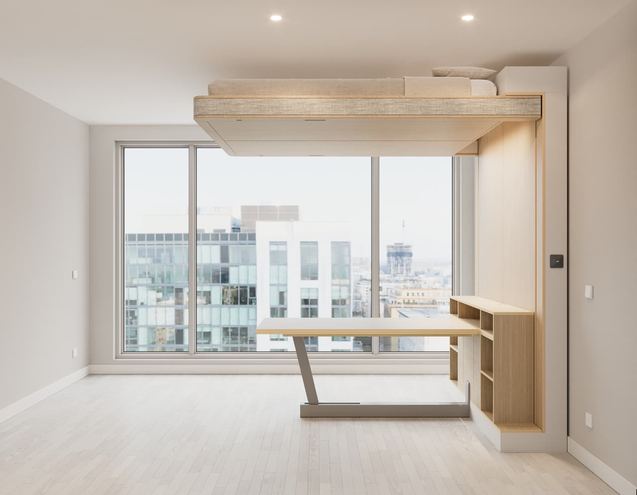 Los muebles robóticos permiten optimizar espacios reducidos, aprovechándolos para diferentes propósitos.