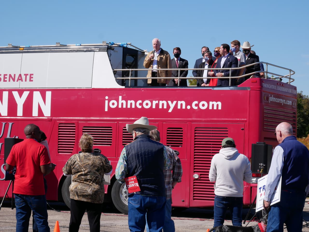 El senador republicano de los Estados Unidos, John Cornyn, hizo una aparición en la ciudad de Fort Worth este sábado durante el día.
<br>