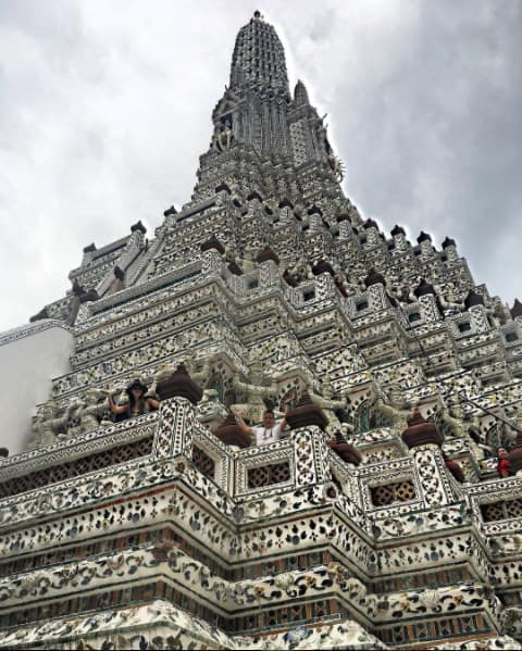 Así la vista desde el Templo del Amanecer.