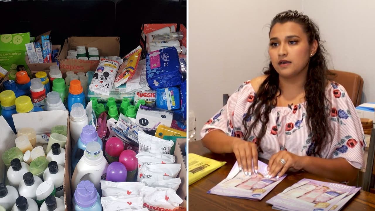 “Llevo 10 años 'cuponeando'”: hispana canjea cupones y dona los productos a refugios