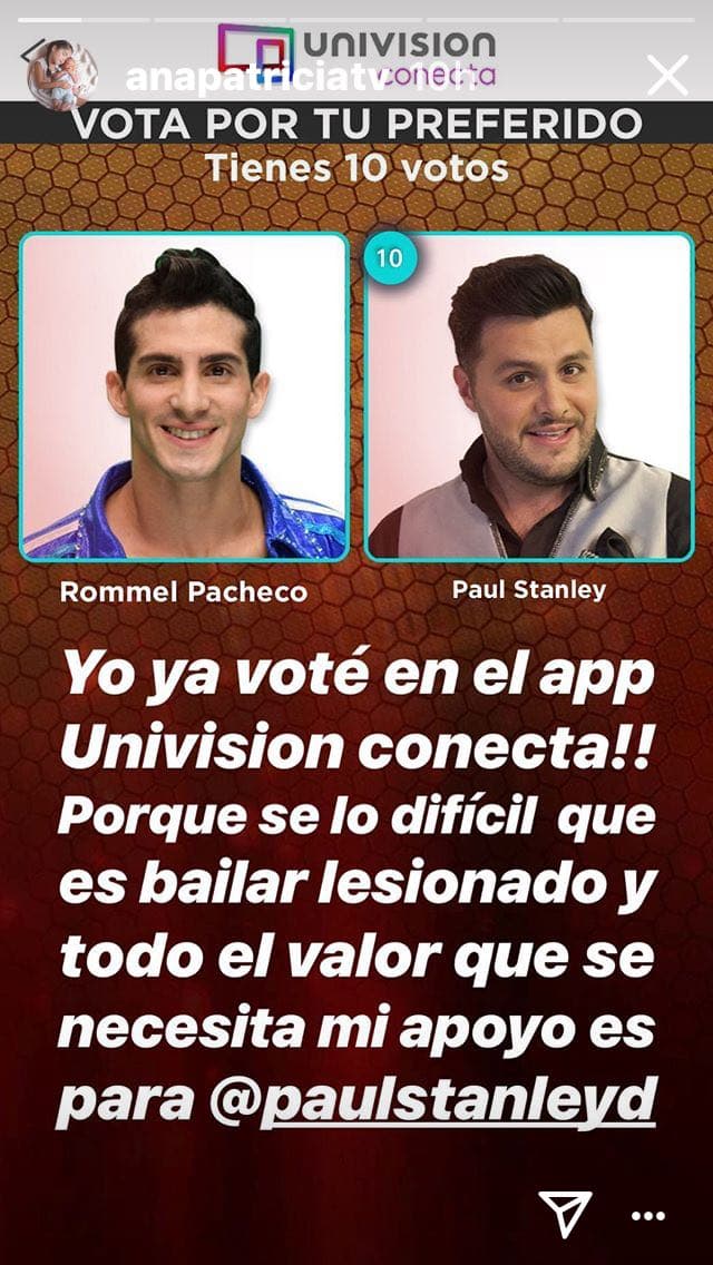 ¡Ana Patricia Gámez es otra de las aplicadas a la hora de pedir votos por Paul! ¿Tú ya votaste por él?