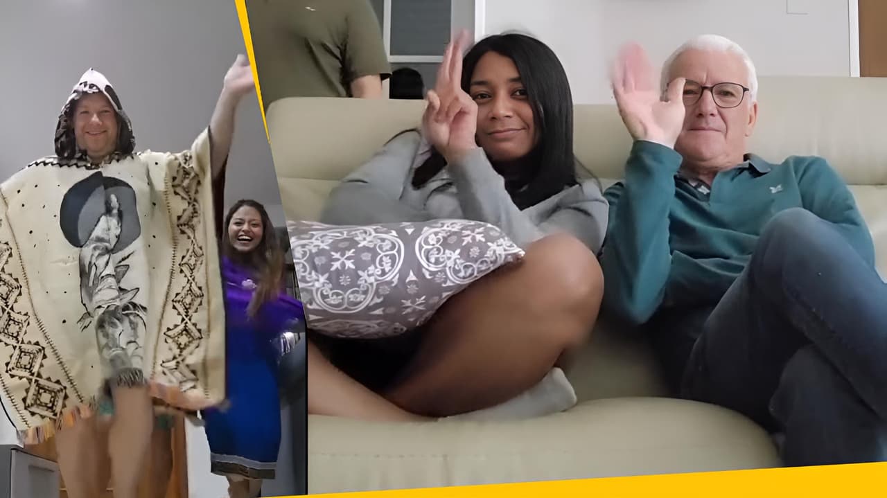 Así es tener suegros extranjeros: a veces no se entienden, pero intentan llevarse bien