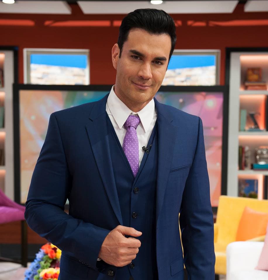 ¡Nos encanta! David Zepeda fue el padrino del nuevo programa.