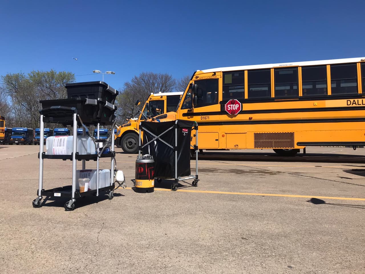 Más de 1000 autobuses fueron desinfectados
<br>