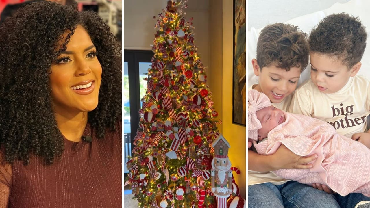 Francisca y sus hijos dan por inaugurada la época navideña, ¡el arbolito les quedó espectacular!