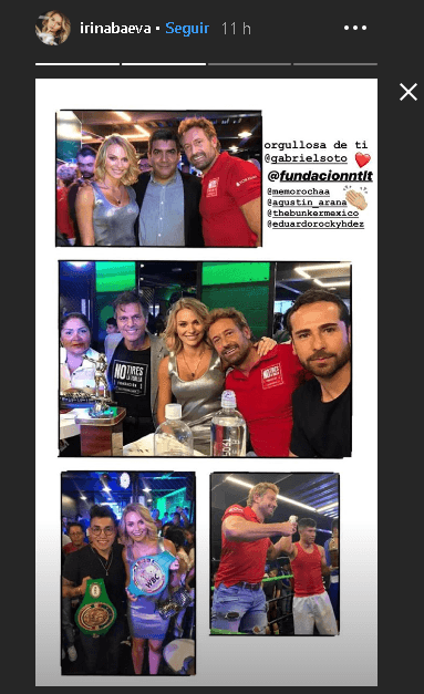 Así le escribió junto a algunas fotografías de un evento al que asistieron este sábado.