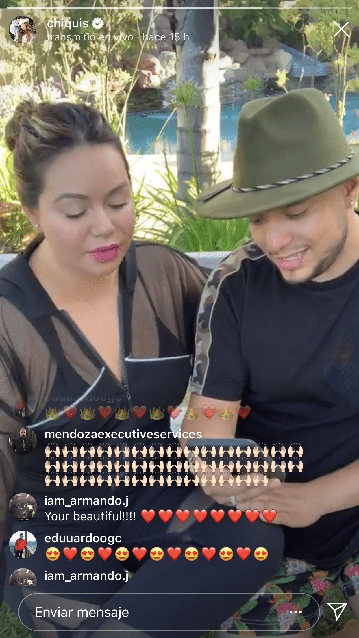 Ante la polémica que surgió durante su enlace matrimonial, Chiquis Rivera y Lorenzo Méndez realizaron la noche del lunes 1 de julio una transmisión en vivo, por medio de la cuenta de 
<b><a href="https://www.instagram.com/chiquis/">Instagram de Chiquis</a></b>, para aclarar, desde su perspectiva, lo ocurrido. Aquí 10 puntos importantes de los que habló la cantante.