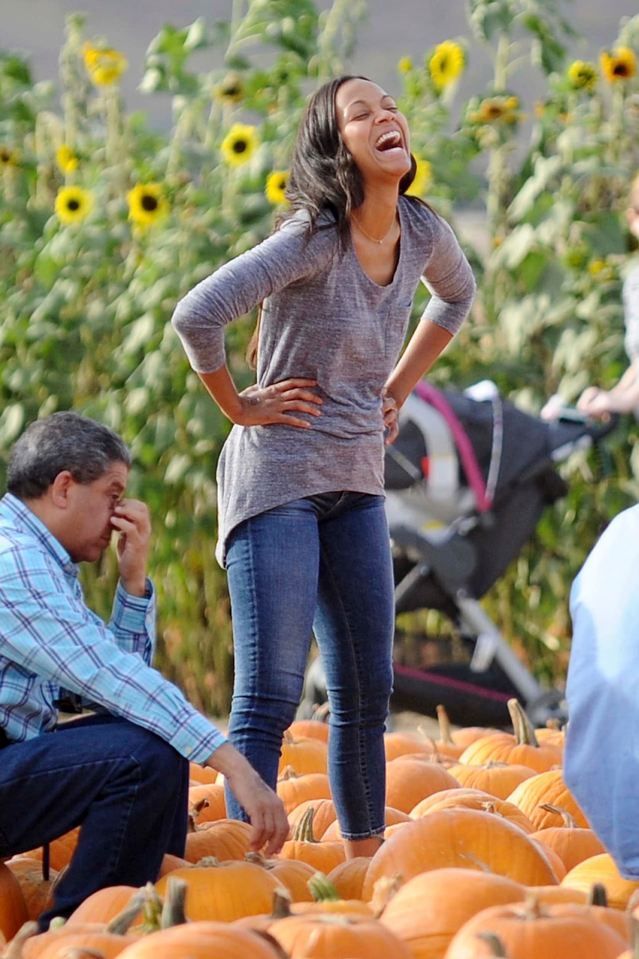 Zoe disfruta mucho esta época y sin duda se divierte mucho mientras pasa tiempo con su familia.