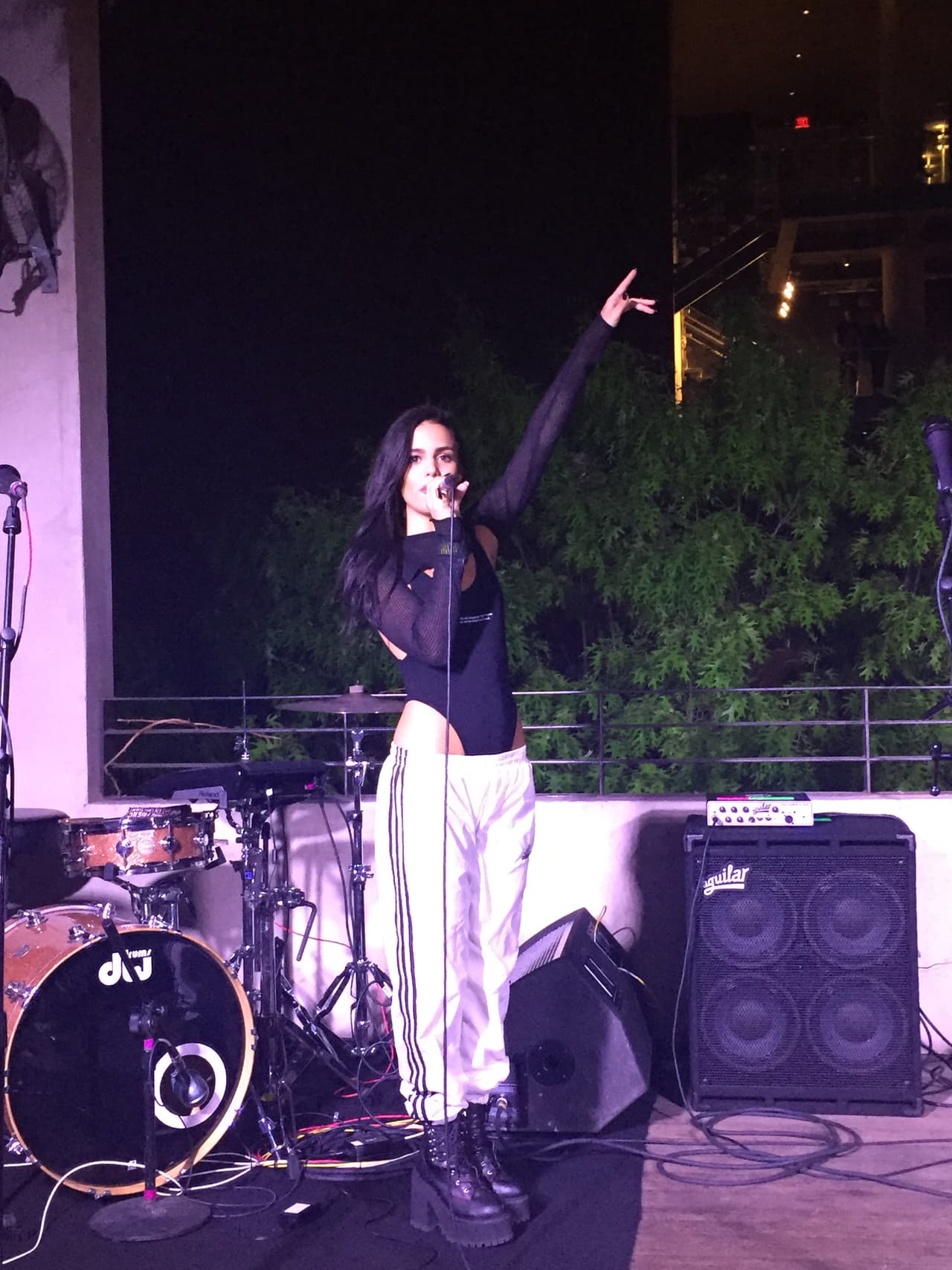 Audri Nix en escena.