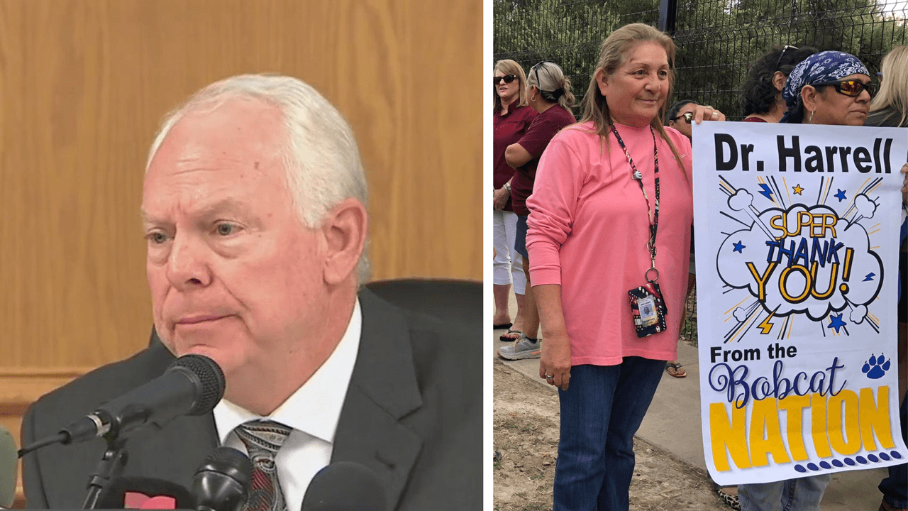 Hal Harrell, superintendente de Uvalde CISD, anuncia su jubilación; multitud sale a apoyarlo