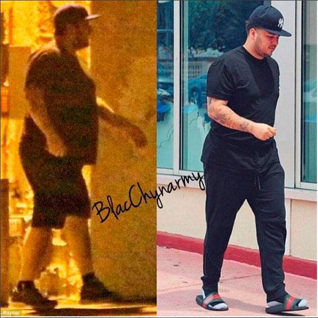 Como prueba, Rob compartió un comparativo en el que era evidente su pérdida de peso: "LOL! 😂😂😭😭🤔🤔 Todavía hay mucho trabajo por hacer, peso que perder, pero estoy contento porque estoy mejorando :) :) :)’, posteó junta a la imagen.