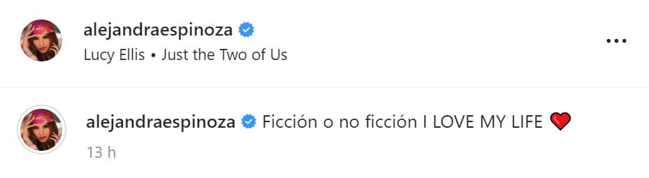 "Ficción o no ficción, 'I love my life' (amo mi vida)", escribió junto a clips que muestran lo que ha tenido que enfrentar tanto en su trabajo como en su vida personal.