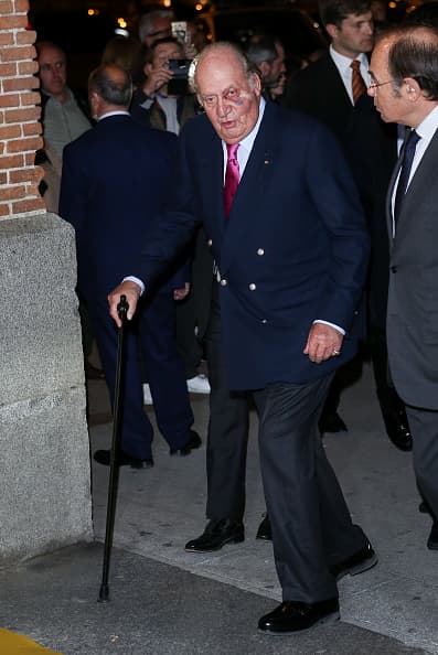 Don Juan Carlos de Borbón tiene un amplio historial de accidentes y lesiones.