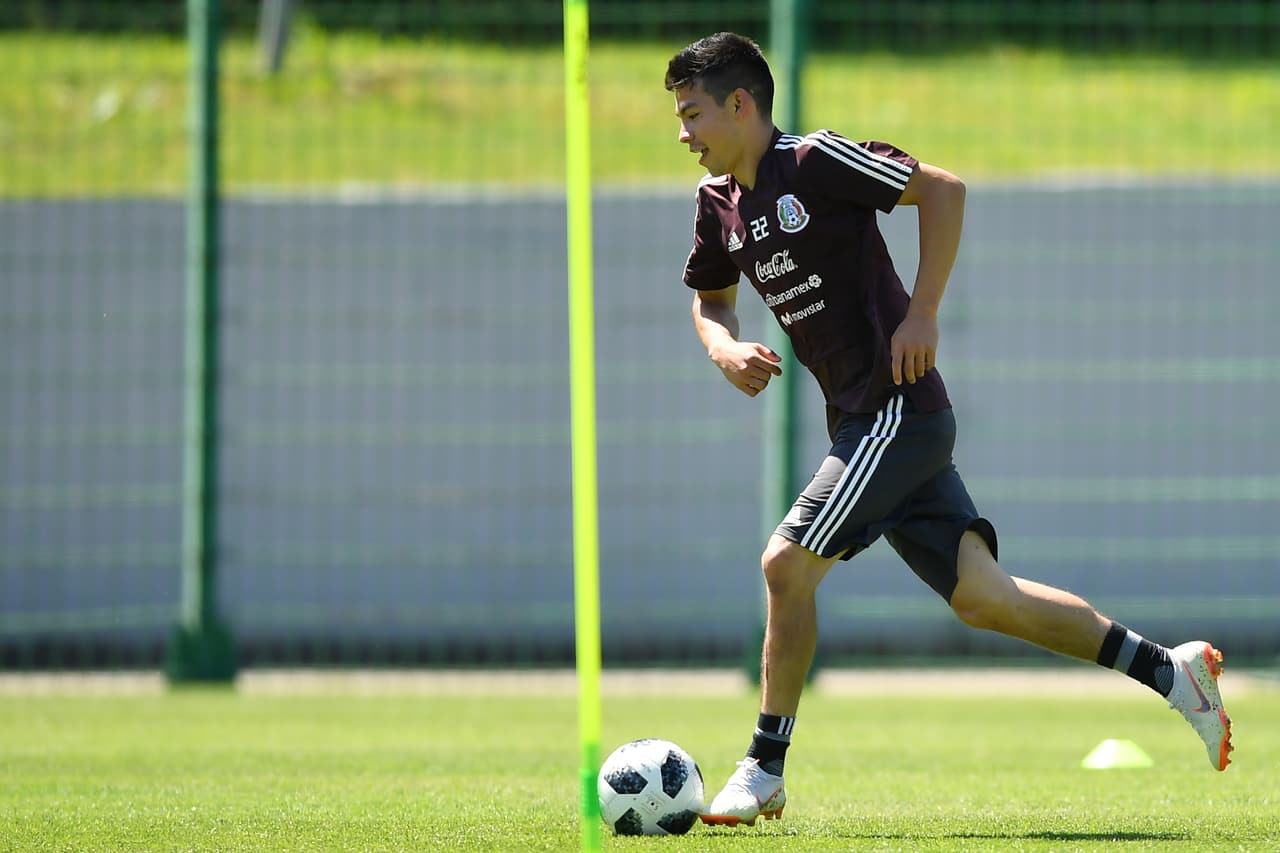 Hirving Lozano fue el autor del gol mexicano contra Alemania y espera mantener su rumbo goleador, por lo que se prepara de forma intensa.