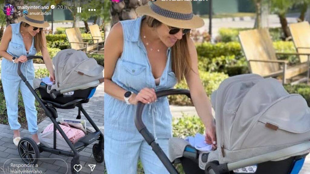 Anuar Zidan publicó la primera foto de Maity Interiano como mamá.
