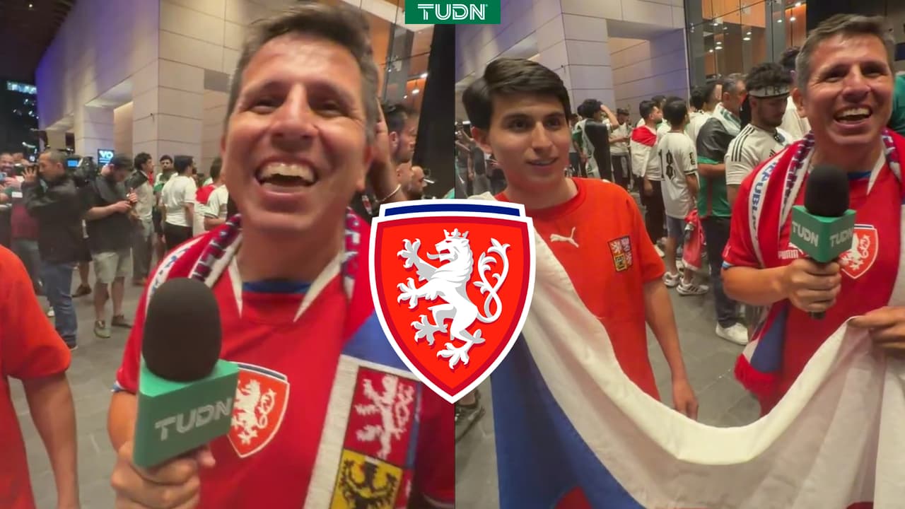 Fan mexicano de Chequia invade festejos de Irak en Monterrey