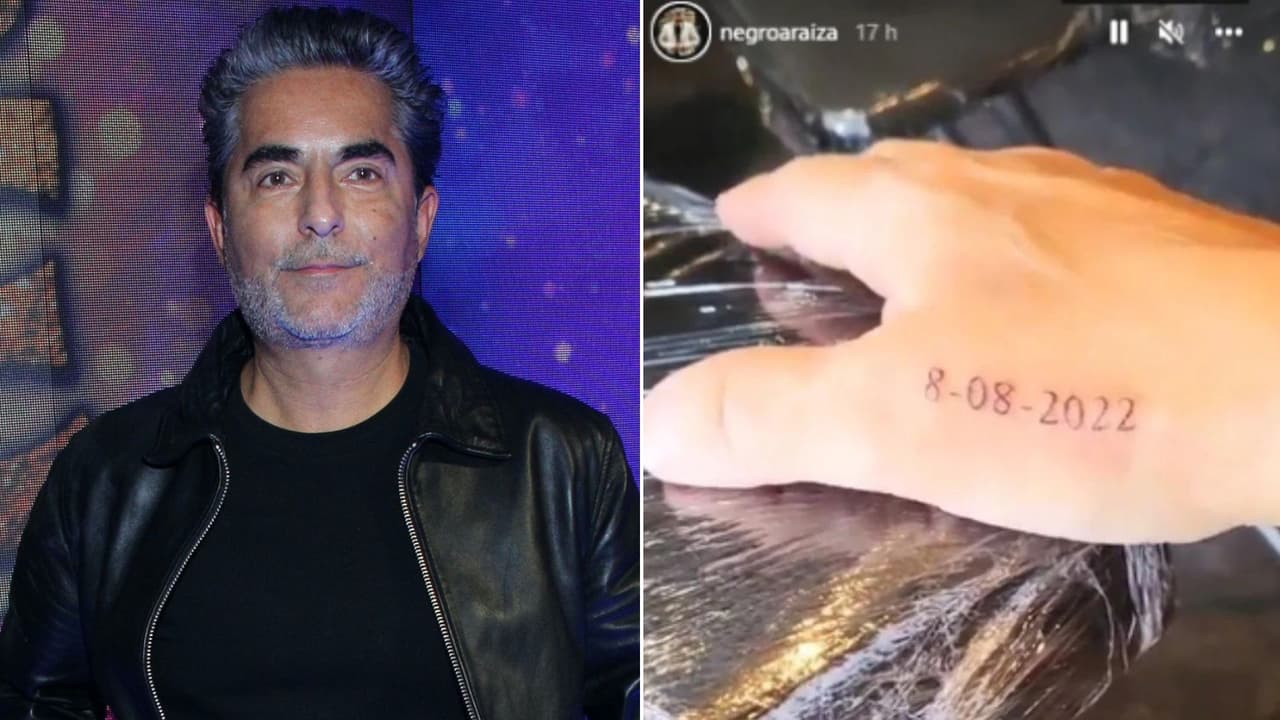 Raúl Araiza se tatuó la fecha en que salió de su reforzamiento de rehabilitación.