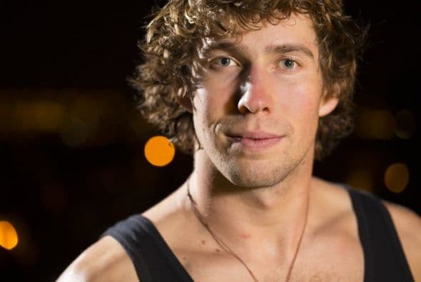 Joel Kowalski posa para una foto durante el Primer Descenso Red Bull: Proyecto Michoacán, en Uruapan, MI, México, 24 de Noviembre, 2013.