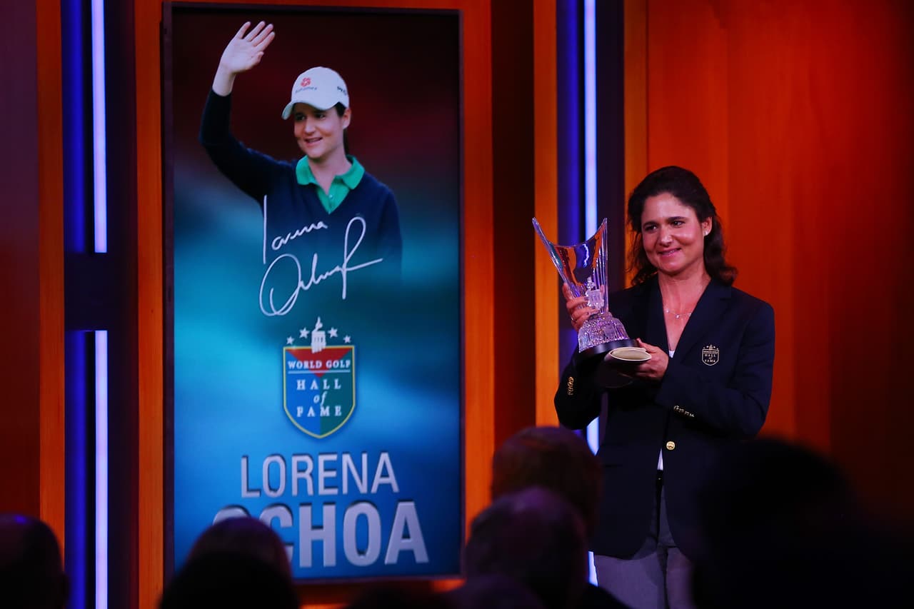 Lorena Ochoa fue inducida al Salón de la Fama del Golf.