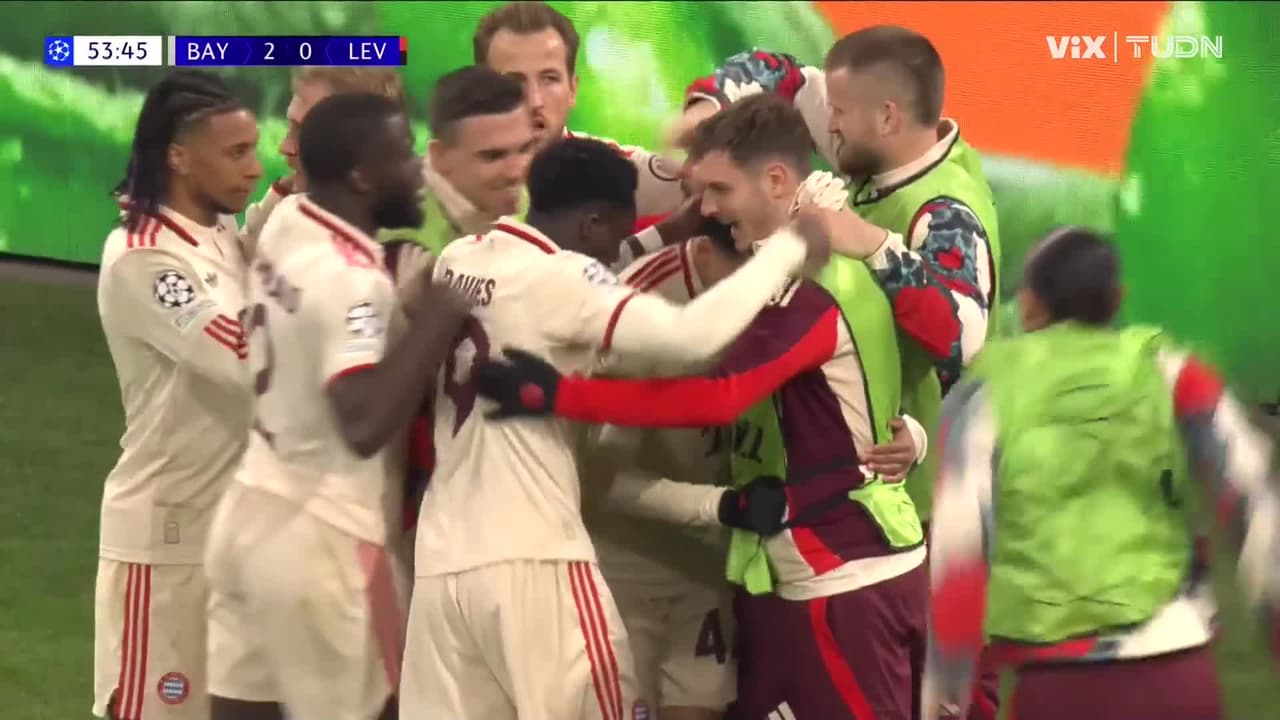 ¡Osote y gol! Bayern aprovecha tremendo error del portero de Leverkusen