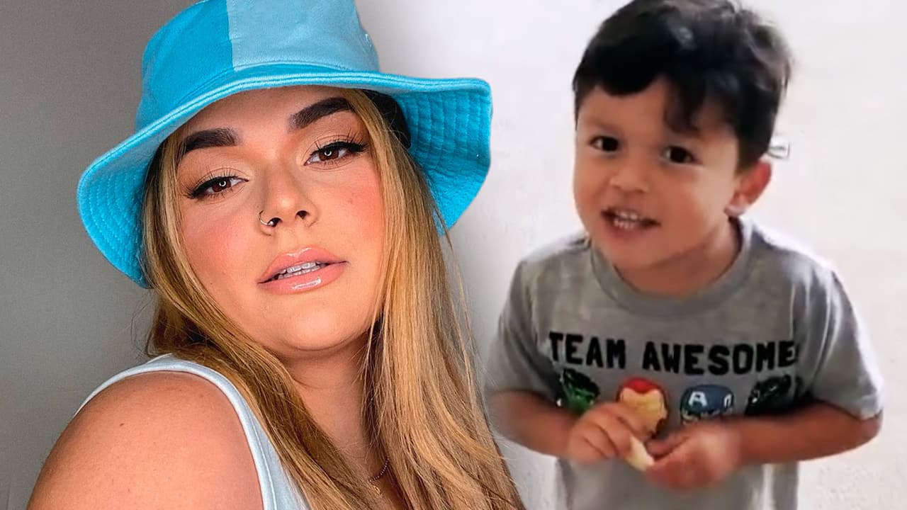 La tierna petición que le hizo el hijo mayor de Jacqie Rivera a su tía Jenicka López en la visita a su casa