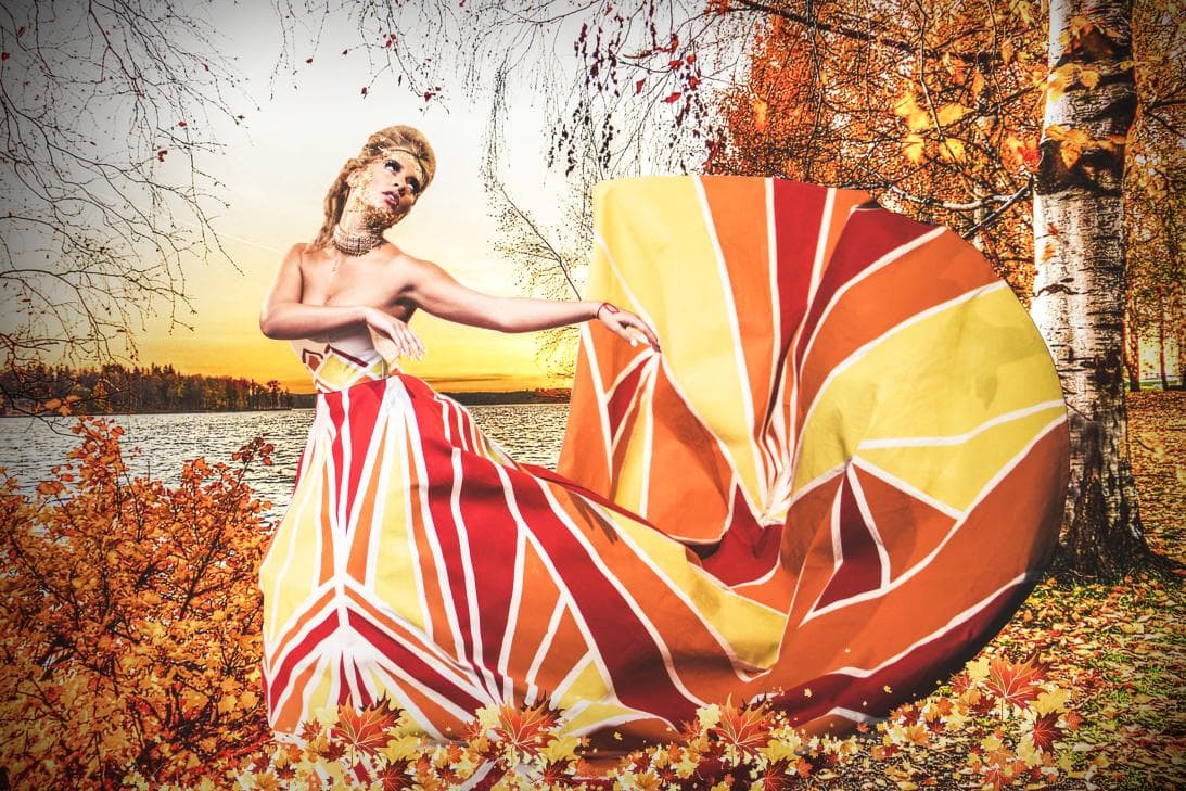 En Segundo Chance, Andrea debió enfrentar tres retos. Primero el de la sesión de fotos en la que dieron vida a un personaje de fantasía.